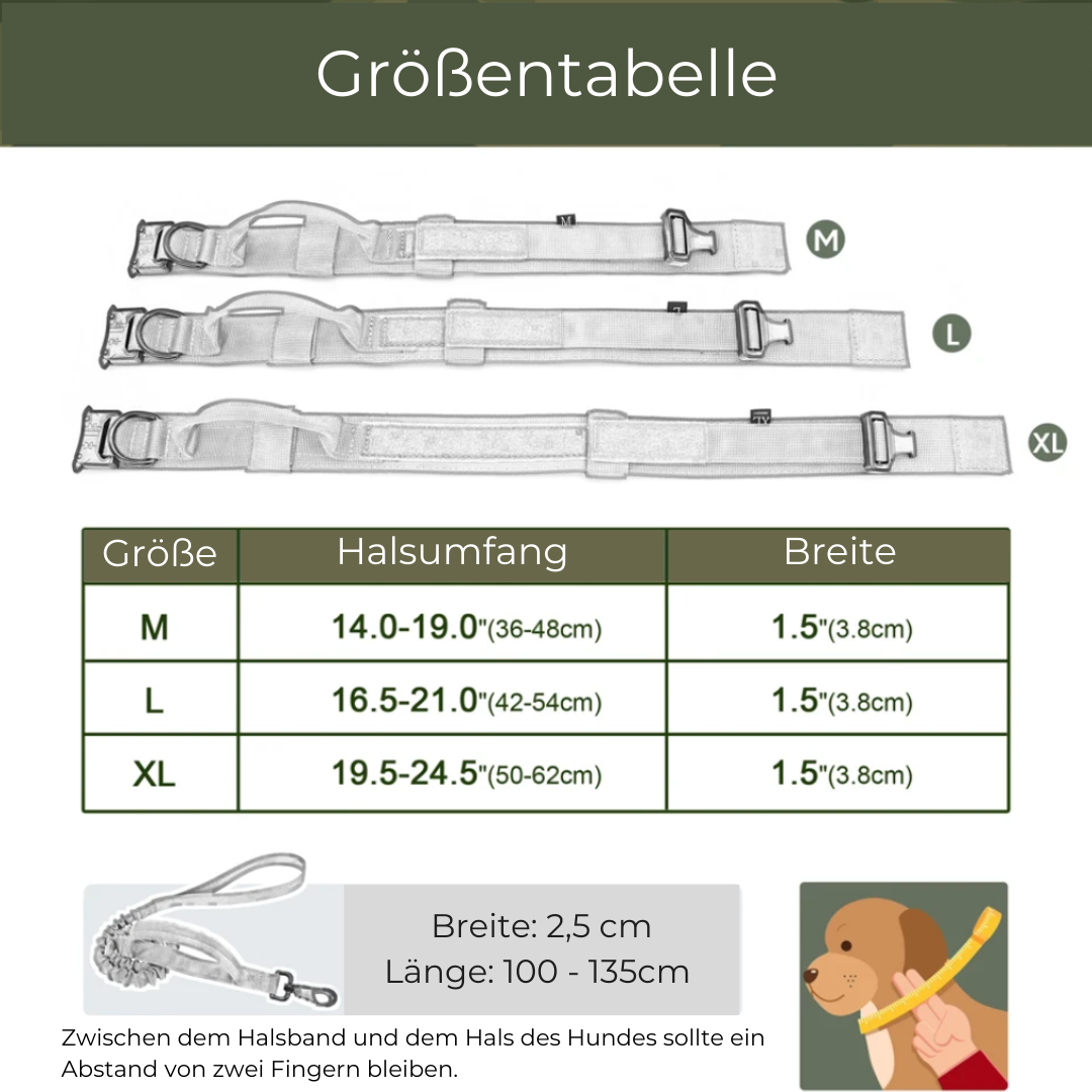 FlexiGrip Duo - Hundehalsband & Leine